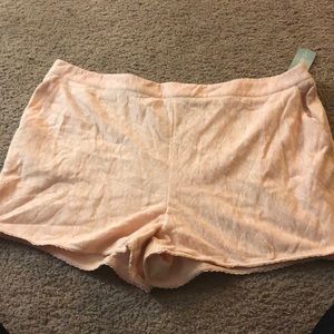 Pink shorts and floral shorts